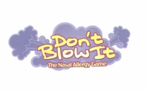 DON'T BLOW IT THE NASAL ALLERGY GAME Logo (USPTO, 04/30/2009)