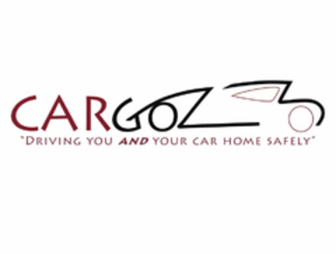 CARGOZZ "DRIVING YOU AND YOUR CAR HOME SAFELY" Logo (USPTO, 02/12/2010)