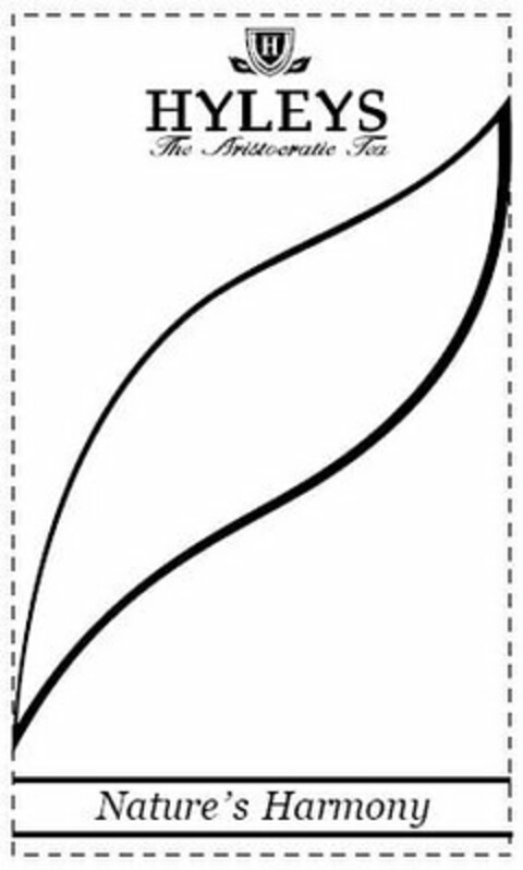 H HYLEYS THE ARISTOCRATIC TEA NATURE'S HARMONY Logo (USPTO, 28.06.2010)