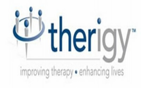 THERIGY IMPROVING THERAPY · ENHANCING LIVES Logo (USPTO, 12.11.2010)