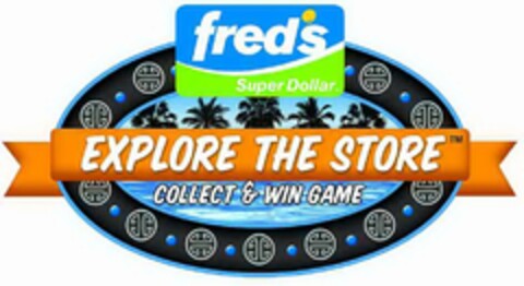 FRED'S SUPER DOLLAR EXPLORE THE STORE COLLECT & WIN GAME Logo (USPTO, 05/27/2011)