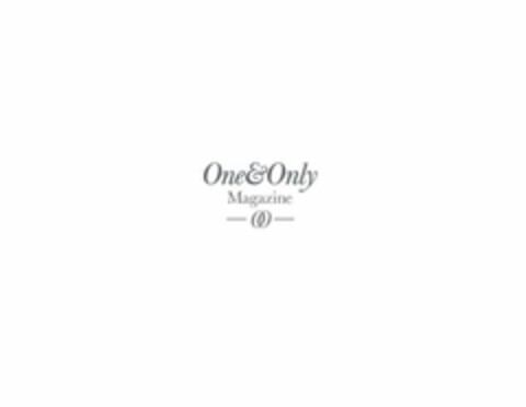 ONE & ONLY MAGAZINE Logo (USPTO, 23.09.2011)