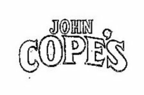 JOHN COPE'S Logo (USPTO, 04.01.2012)