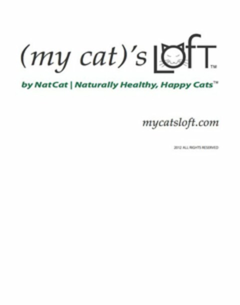 (MY CAT)'S LOFT Logo (USPTO, 22.02.2012)