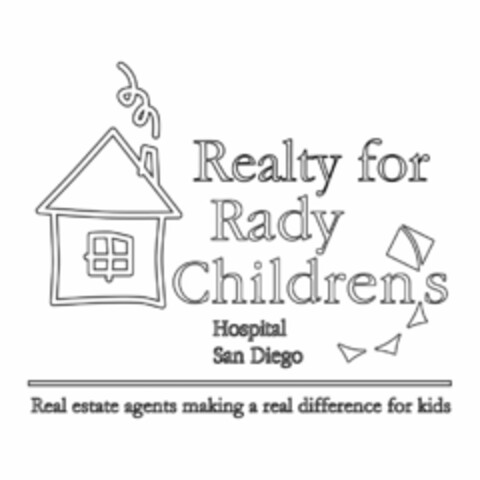 REALTY FOR RADY CHILDRENS HOSPITAL SAN DIEGO REAL ESTATE AGENTS MAKING A REAL DIFFERENCE FOR KIDS Logo (USPTO, 03.08.2012)