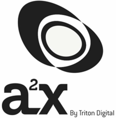 A²X BY TRITON DIGITAL Logo (USPTO, 09/04/2013)