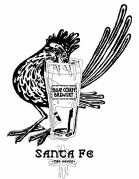 BLUE CORN BREWERY SANTA FE NEW MEXICO Logo (USPTO, 25.04.2014)