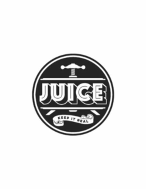 JUICE KEEP IT REAL Logo (USPTO, 08/01/2014)