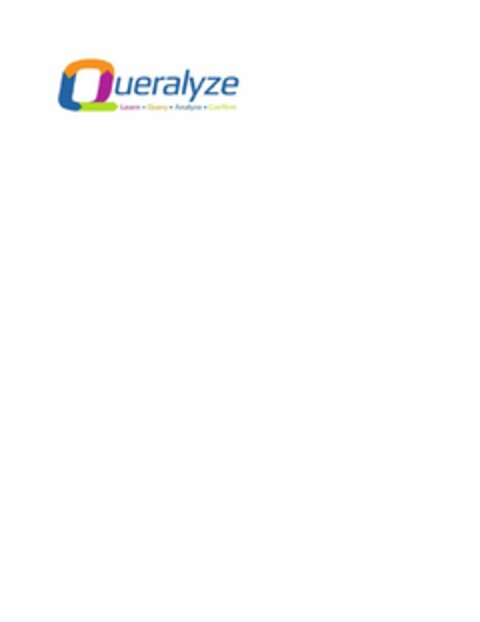 QUERALYZ LEARN· QUERY· ANALYZE· CONFIRM Logo (USPTO, 12.09.2014)