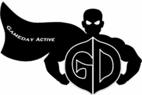 GAMEDAY ACTIVE GD Logo (USPTO, 16.12.2014)