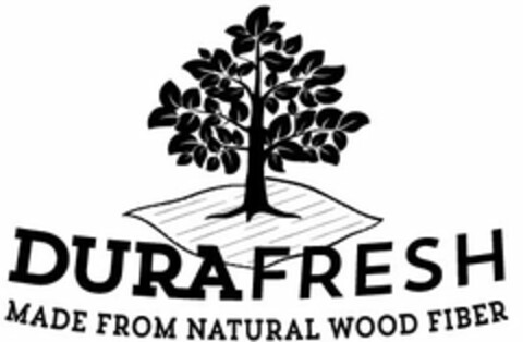 MADE FROM NATURAL WOOD FIBER DURAFRESH Logo (USPTO, 12/07/2015)