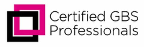 CERTIFIED GBS PROFESSIONALS Logo (USPTO, 08.12.2015)