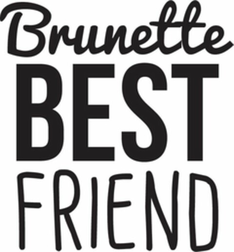 BRUNETTE BEST FRIEND Logo (USPTO, 30.06.2016)