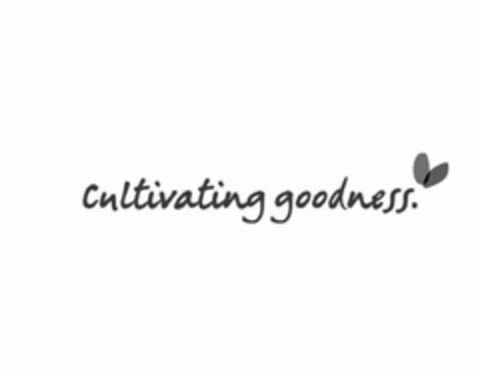 CULTIVATING GOODNESS. Logo (USPTO, 25.08.2016)