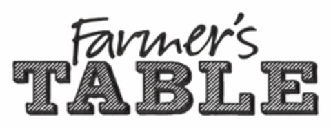 FARMER'S TABLE Logo (USPTO, 22.12.2016)