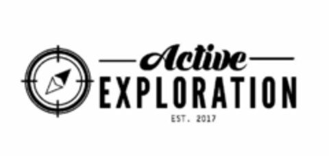 ACTIVE EXPLORATION EST. 2017 Logo (USPTO, 08/25/2017)