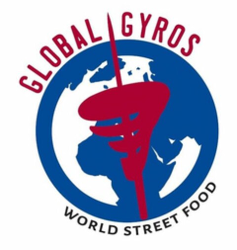 GLOBAL GYROS WORLD STREET FOOD Logo (USPTO, 29.10.2017)