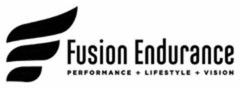 F FUSION ENDURANCE; PERFORMANCE + LIFESTYLE + VISION Logo (USPTO, 24.01.2018)