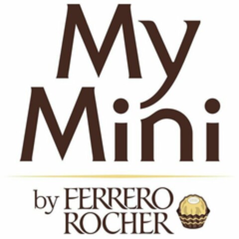 MY MINI BY FERRERO ROCHER FERRERO ROCHER Logo (USPTO, 13.03.2018)