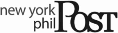 NEW YORK PHIL POST Logo (USPTO, 15.06.2018)