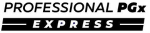 PROFESSIONAL PGX EXPRESS Logo (USPTO, 01.08.2019)