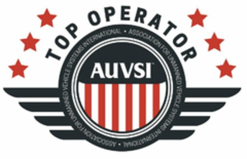 TOP OPERATOR AUVSI ASSOCIATION FOR UNMANNED VEHICLE SYSTEMS INTERNATIONAL ASSOCIATION FOR UNMANNED VEHICLE SYSTEMS INTERNATIONAL Logo (USPTO, 05/20/2020)