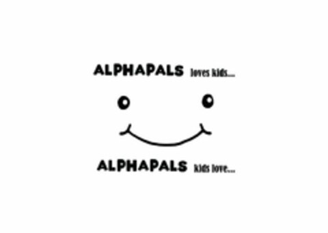 ALPHAPALS LOVES KIDS ALPHAPALS KIDS LOVE Logo (USPTO, 17.06.2020)