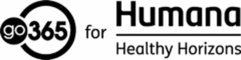 GO 365 FOR HUMANA HEALTHY HORIZONS Logo (USPTO, 20.09.2020)