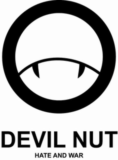 DEVIL NUT HATE AND WAR Logo (USPTO, 09.12.2009)