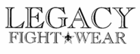 LEGACY FIGHT WEAR Logo (USPTO, 14.12.2009)