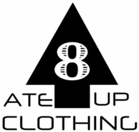 ATE UP CLOTHING 8 Logo (USPTO, 29.12.2009)