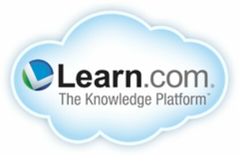 LEARN.COM THE KNOWLEDGE PLATFORM Logo (USPTO, 22.03.2010)