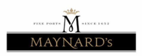 FINE PORTS M SINCE 1652 MAYNARD'S Logo (USPTO, 05/03/2010)