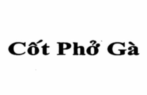 CÔT PHO GÀ Logo (USPTO, 22.08.2010)