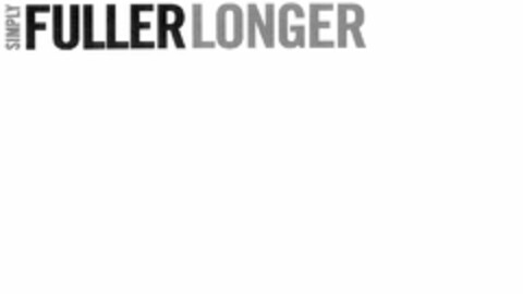 SIMPLY FULLER LONGER Logo (USPTO, 12/16/2010)