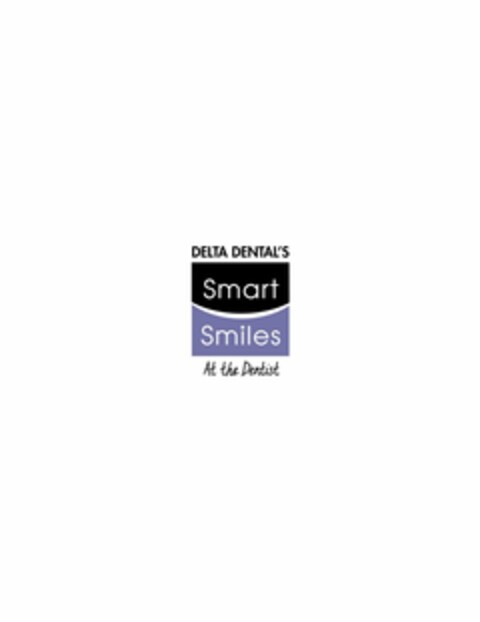 DELTA DENTAL'S SMART SMILES AT THE DENTIST Logo (USPTO, 06/10/2011)