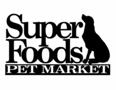 SUPER FOODS PET MARKET Logo (USPTO, 21.07.2011)