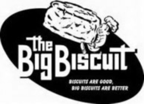 THE BIG BISCUIT BISCUITS ARE GOOD, BIG BISCUITS ARE BETTER Logo (USPTO, 02/24/2012)