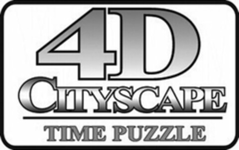 4D CITYSCAPE TIME PUZZLE Logo (USPTO, 08.08.2012)