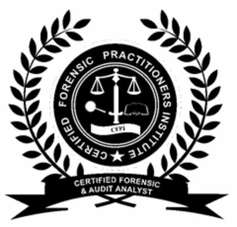 CFPI CERTIFIED FORENSIC PRACTITIONERS INSTITUTE CERTIFIED FORENSIC & AUDIT ANALYST Logo (USPTO, 09.03.2014)