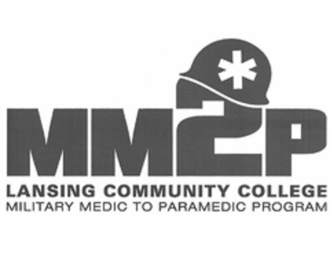 MM2P LANSING COMMUNITY COLLEGE MILITARYMEDIC TO PARAMEDIC PROGRAM Logo (USPTO, 26.03.2014)