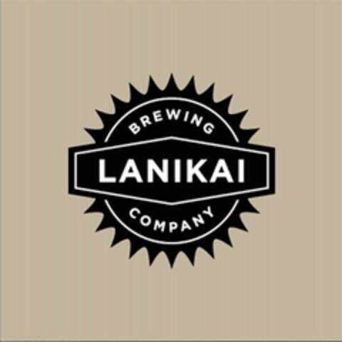 LANIKAI BREWING COMPANY Logo (USPTO, 27.03.2014)