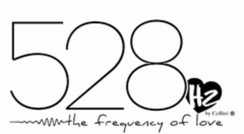 528 HZ BY CELLINI THE FREQUENCY OF LOVE Logo (USPTO, 01.04.2014)