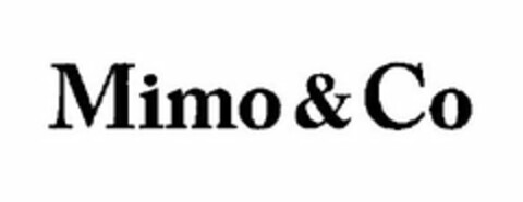 MIMO & CO Logo (USPTO, 12.05.2014)