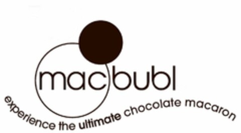 MACBUBL EXPERIENCE THE ULTIMATE CHOCOLATE MACARON Logo (USPTO, 23.05.2014)