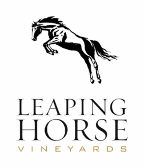 LEAPING HORSE VINEYARDS Logo (USPTO, 07/02/2014)