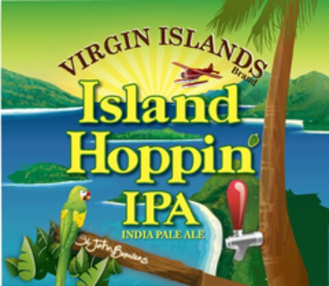 VIRGIN ISLANDS BRAND ISLAND HOPPIN IPA INDIA PALE ALE ST. JOHN BREWERS Logo (USPTO, 03.07.2014)
