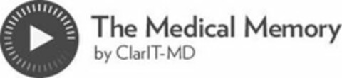 THE MEDICAL MEMORY BY CLARIT-MD Logo (USPTO, 10/29/2014)