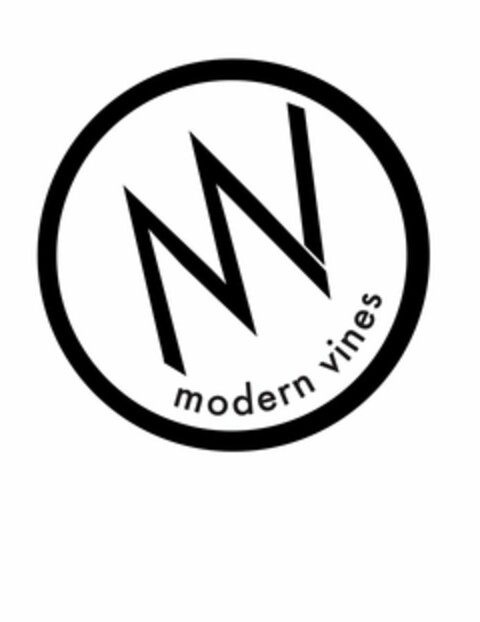 MV MODERN VINES Logo (USPTO, 11/11/2014)