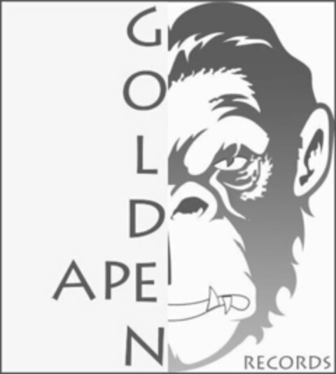 GOLDEN APE RECORDS Logo (USPTO, 07/13/2015)